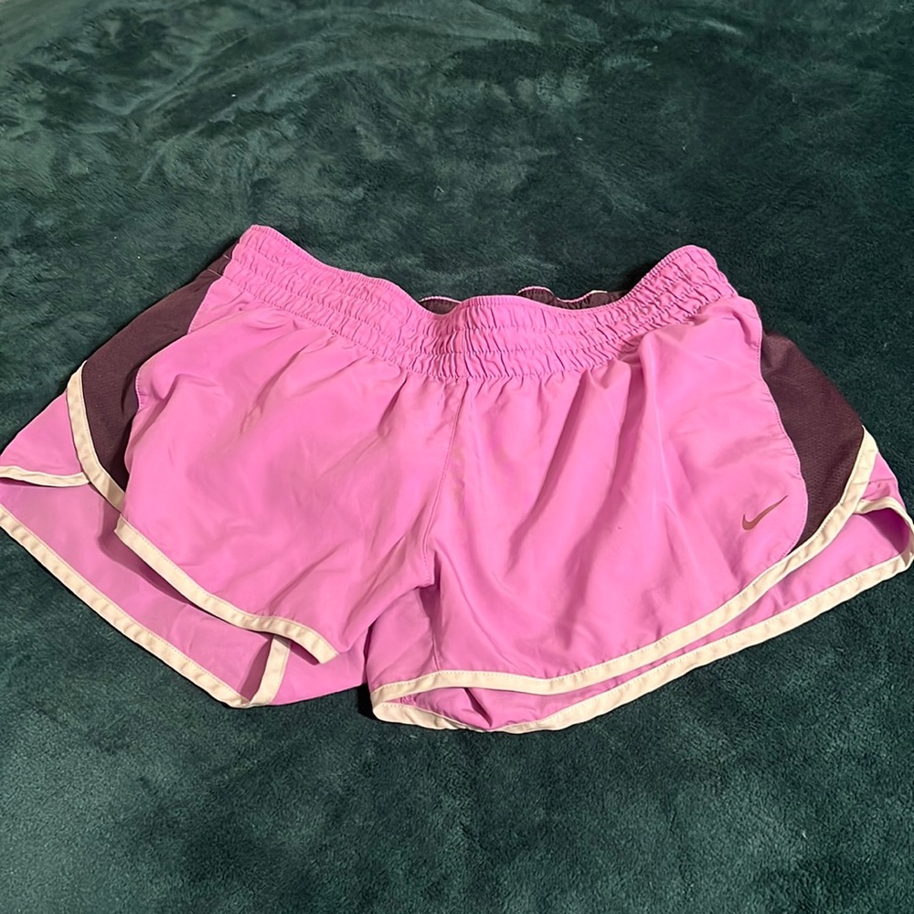 Purple Nike shorts
